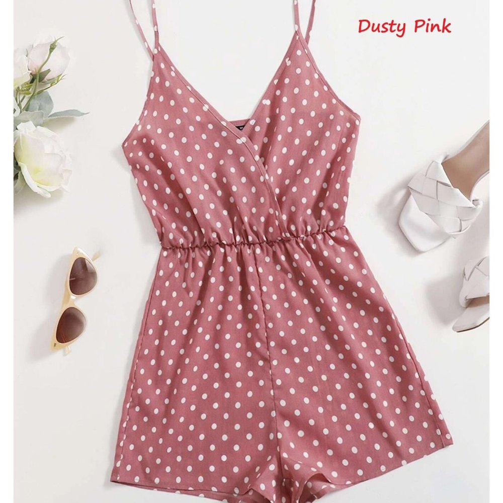 Sale 🎶NEW! Size 12 Polka Dot Cami Romper